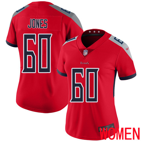 Tennessee Titans Limited Red Women Ben Jones Jersey NFL Football #60 Inverted Legend->youth nfl jersey->Youth Jersey